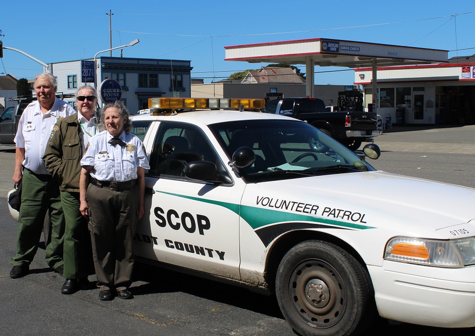 Three Sheriff's Citizen on Patrol members 